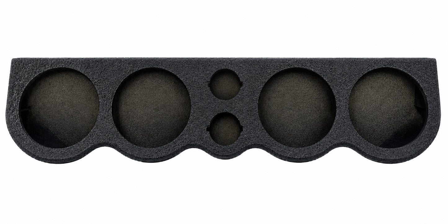 Headliner roof rack for 4 8-inch speakers and 2 3.8-inch tweeters