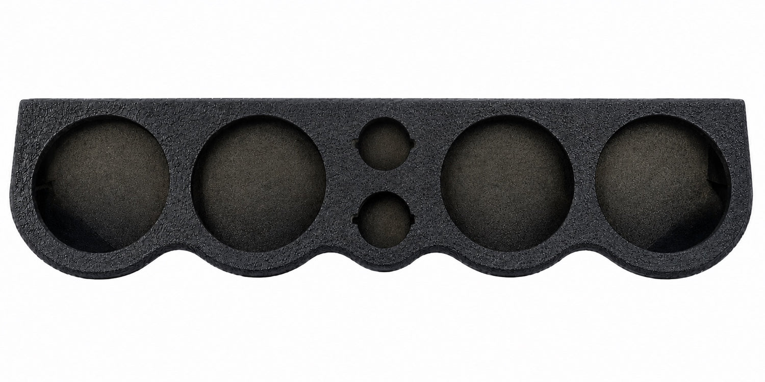 Headliner roof rack for 4 8-inch speakers and 2 3.8-inch tweeters