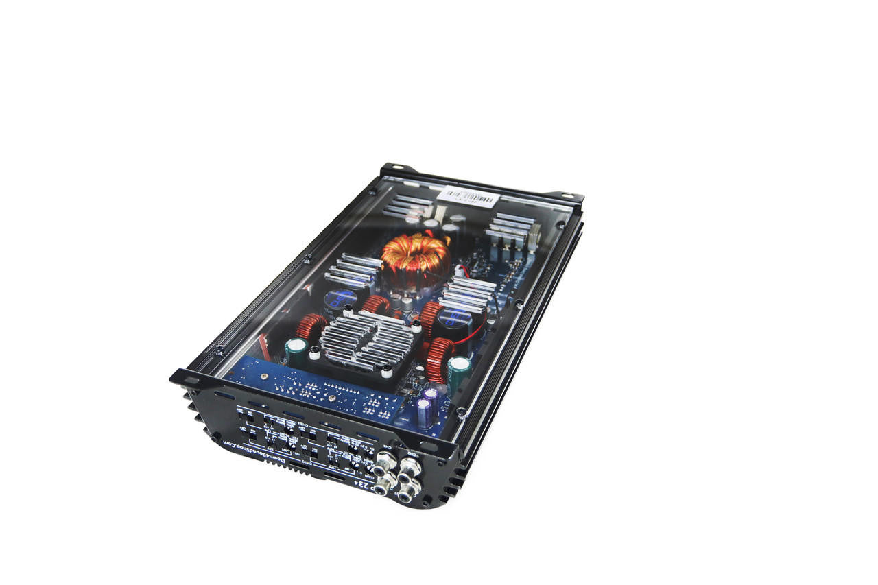 Down4Sound JP234 Black Gloss 2000W 4-channel amplifier view 2