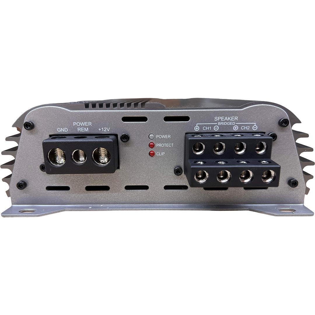 Down4Sound JP234 Gray 2000W 4-channel amplifier view 2