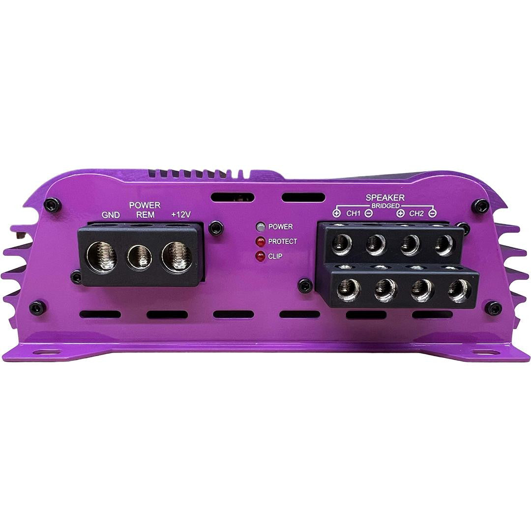 Down4Sound JP234 Purple 2000W 4-channel amplifier view 3