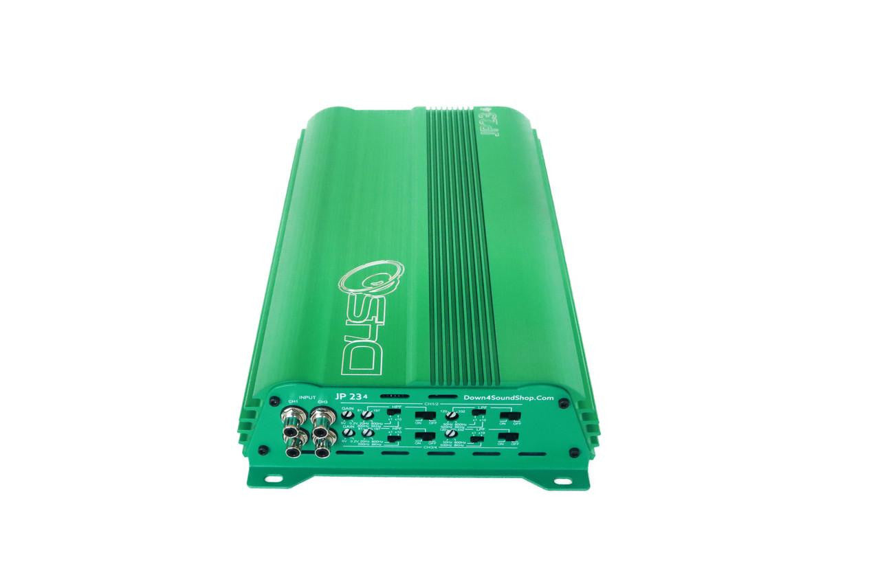 Down4Sound JP234 Teal 2000W 4-channel amplifier view 4