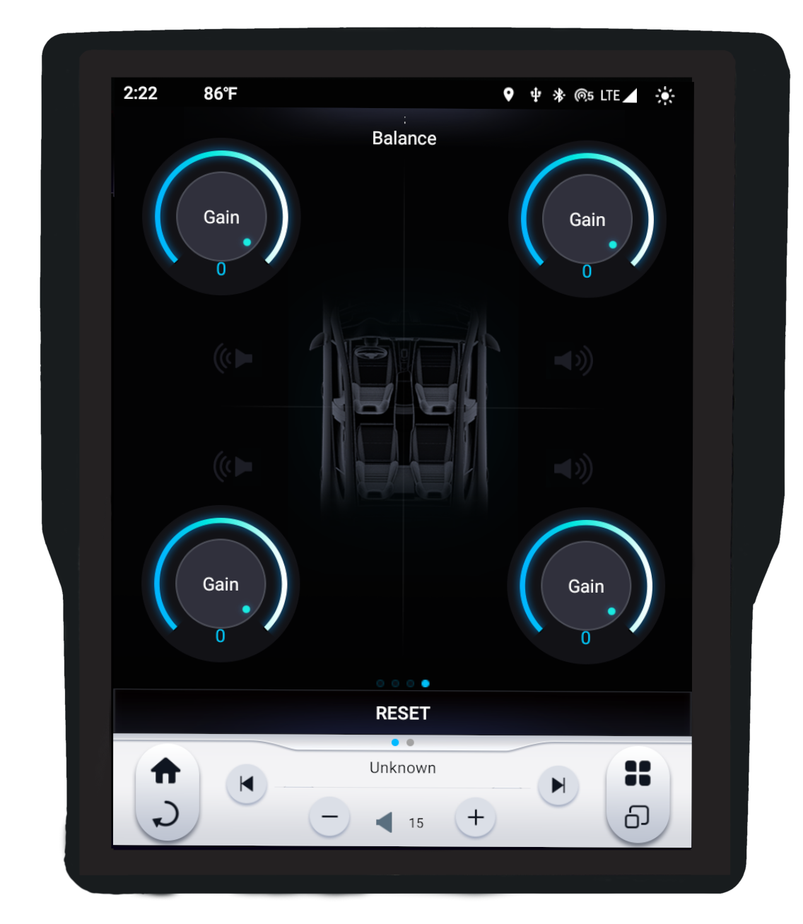 Linkswell GEN 6 T-Style radio for 2019-23 RAM trucks gain screen