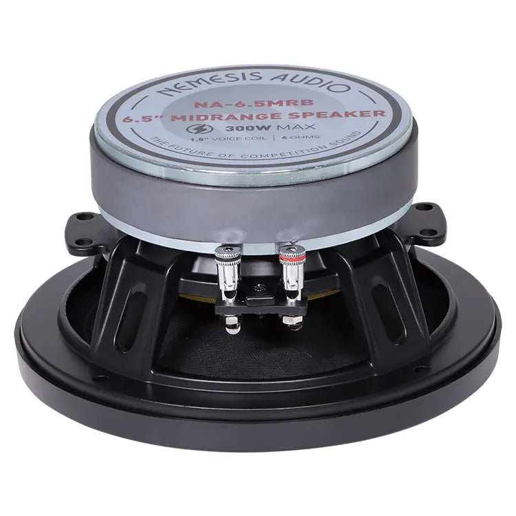 Nemesis Audio NA-6.5MRB pro audio midrange speaker rear angle