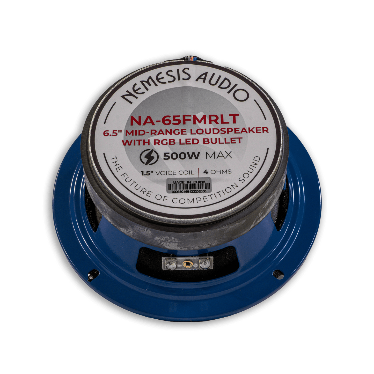 Nemesis Audio NA-65FMRLT 4 ohm bullet midrange speaker rear magnet view