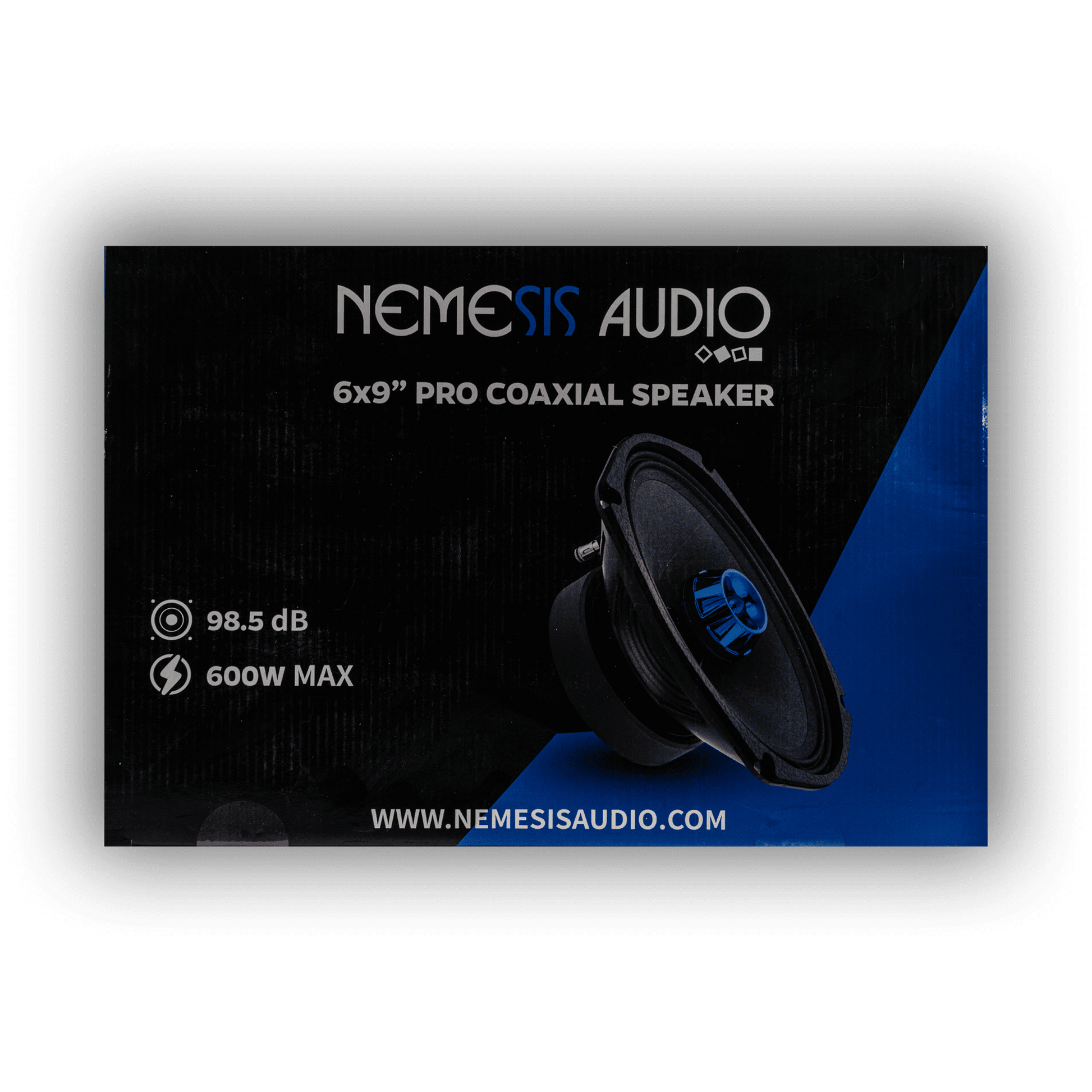 Nemesis Audio NA-PRO69 pro coaxial speakers product box front