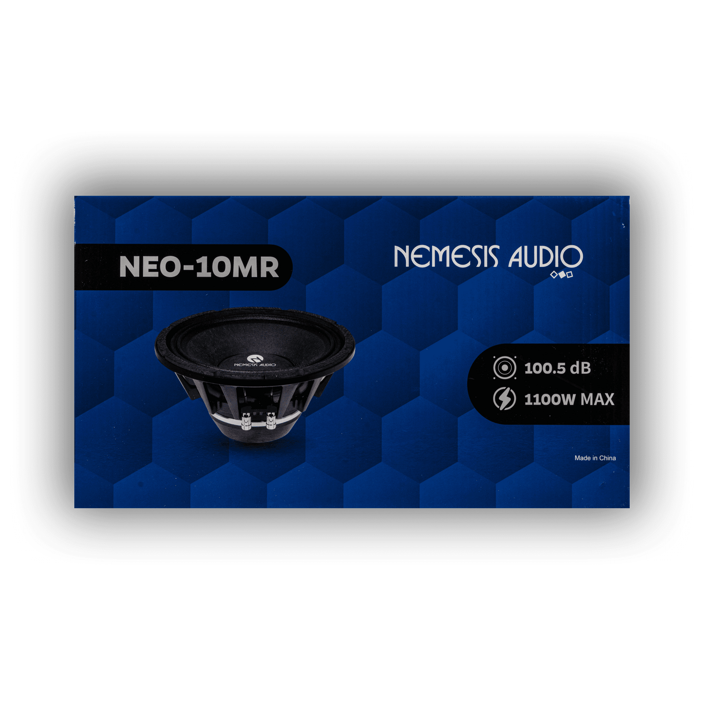 Nemesis Audio NEO-10MR pro audio midrange speaker side angle