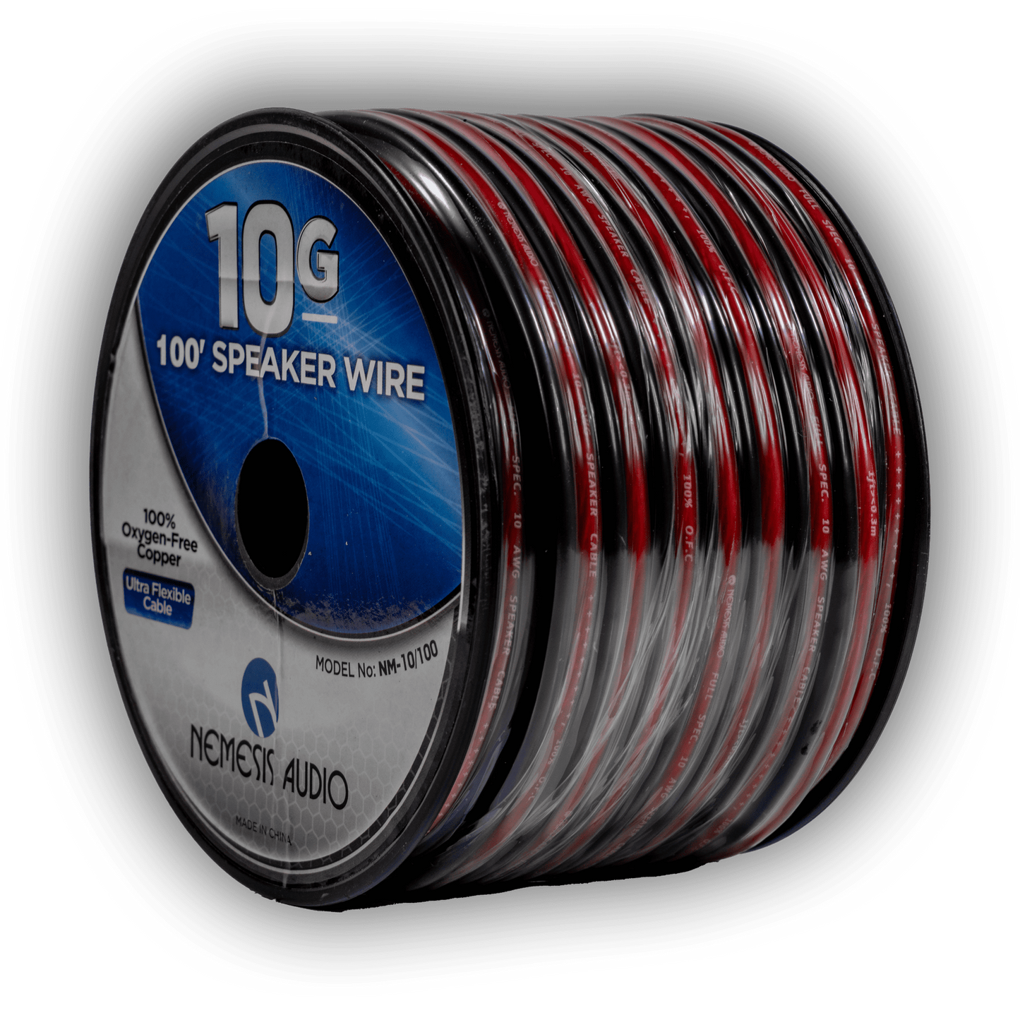 Nemesis Audio NM-10/100 10 gauge OFC speaker wire side detail