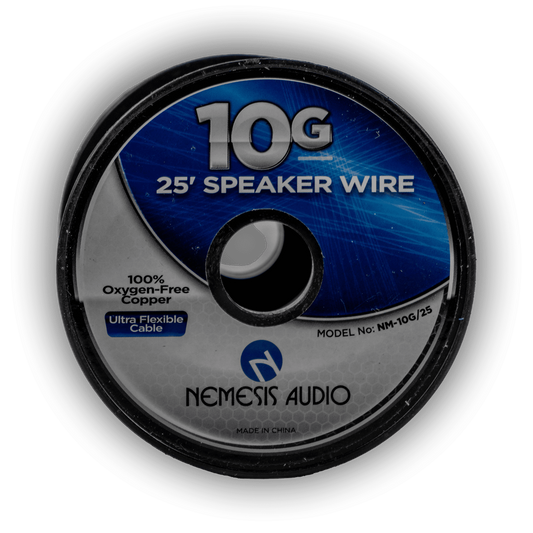 Nemesis Audio NM-10G/25 10 gauge 25-foot OFC speaker wire front roll