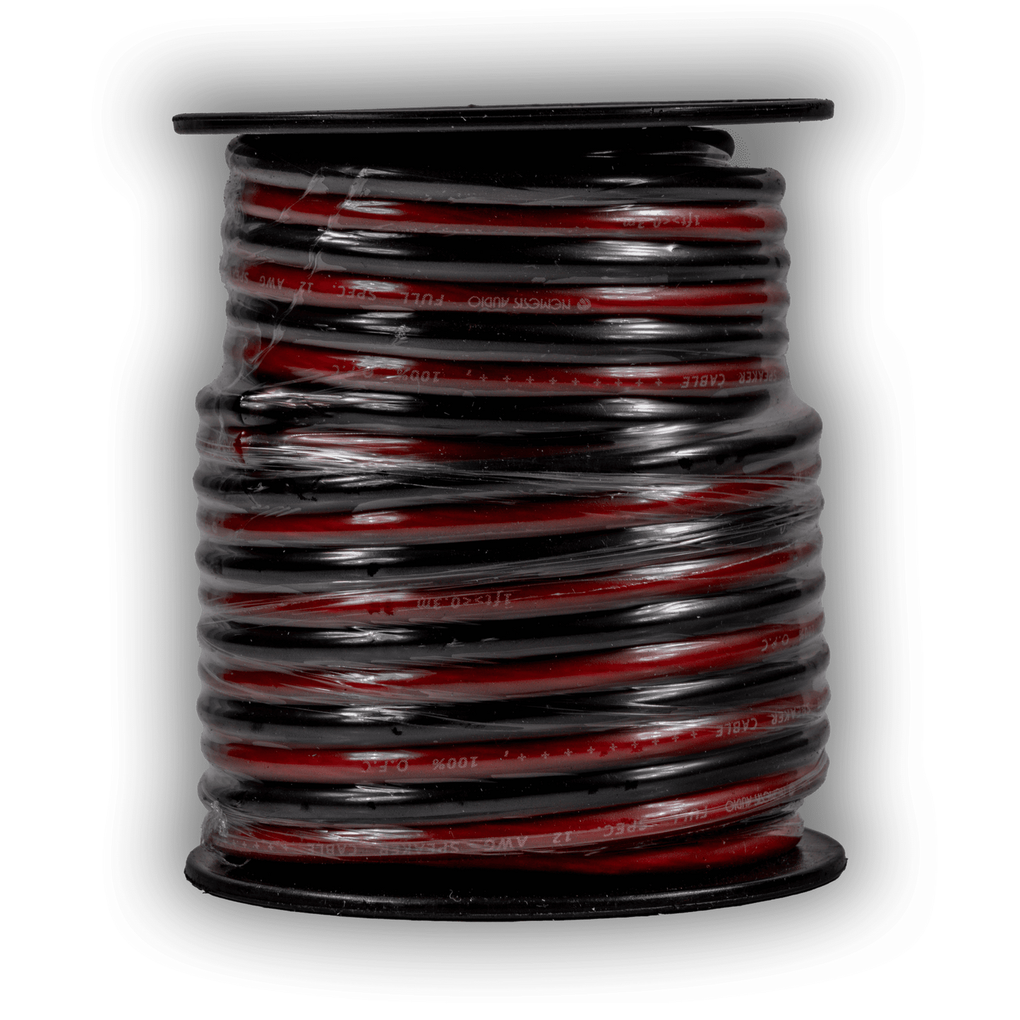 Nemesis Audio NM-12G/25 25-foot speaker wire roll closeup