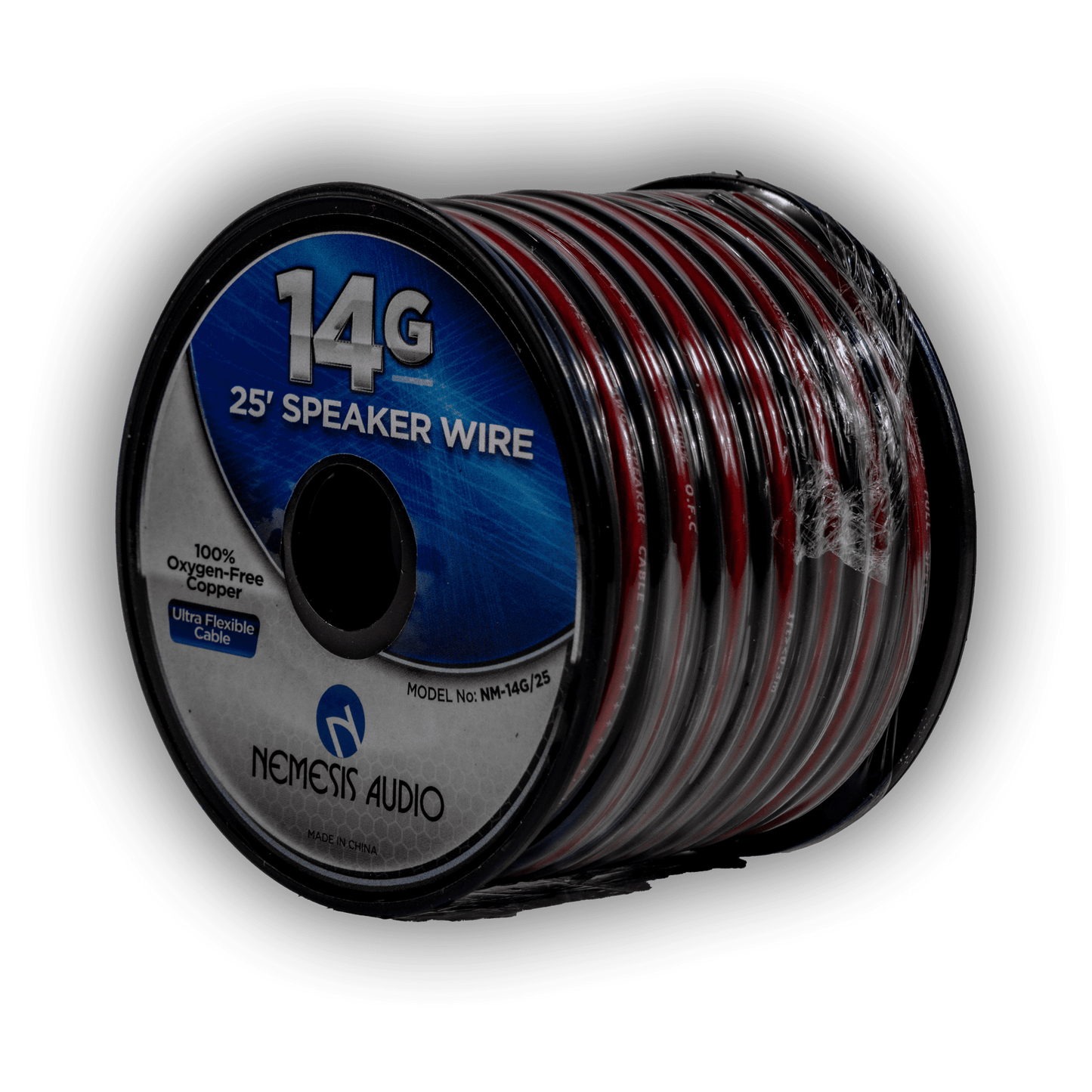 Nemesis Audio NM-14G/25 14 gauge OFC speaker wire side detail