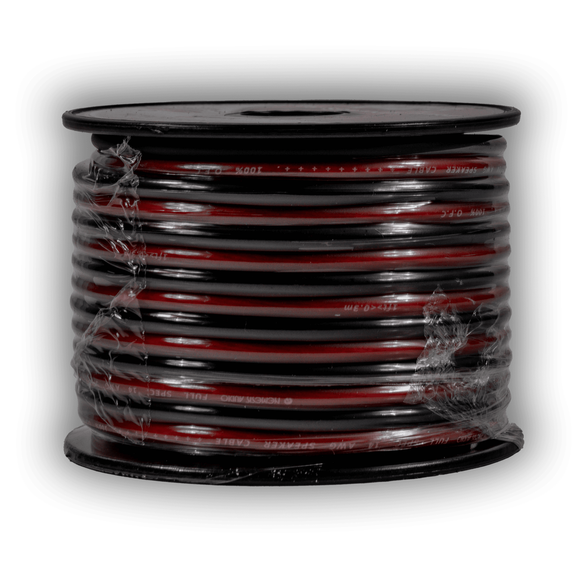 Nemesis Audio NM-14G/25 25-foot speaker wire roll closeup
