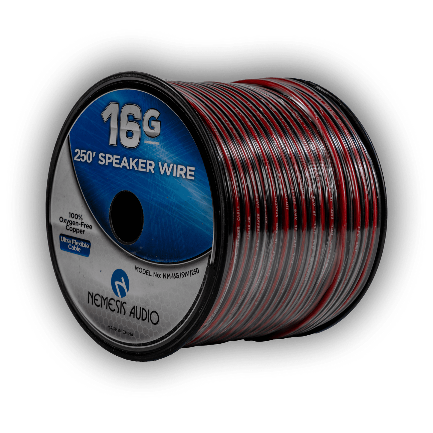 Nemesis Audio NM-16G/SW/250 16 gauge speaker wire side detail