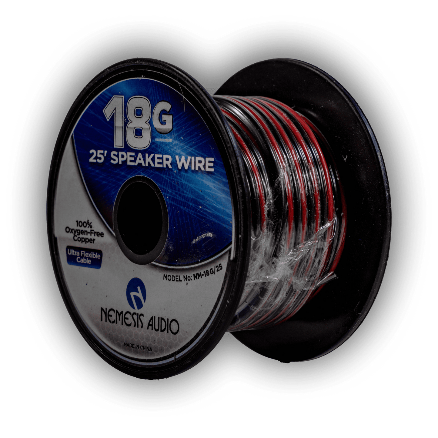 Nemesis Audio NM-18G/25 18 gauge OFC speaker wire side detail