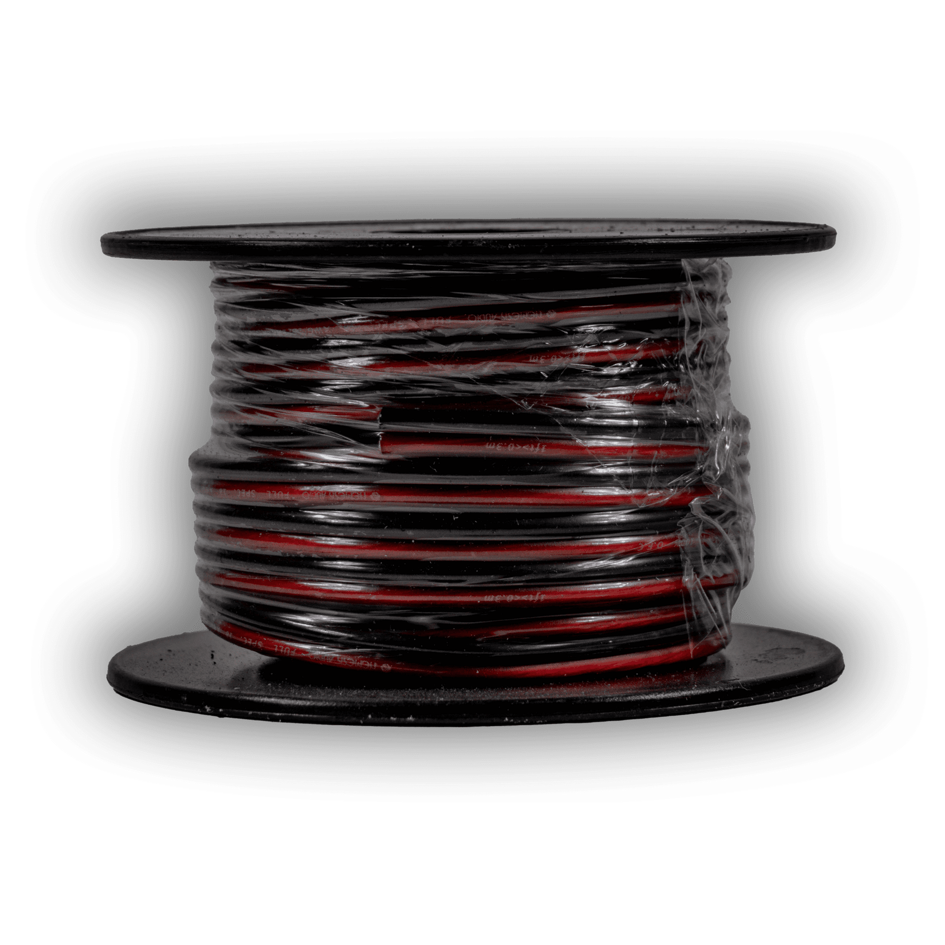 Nemesis Audio NM-18G/25 25-foot speaker wire roll closeup