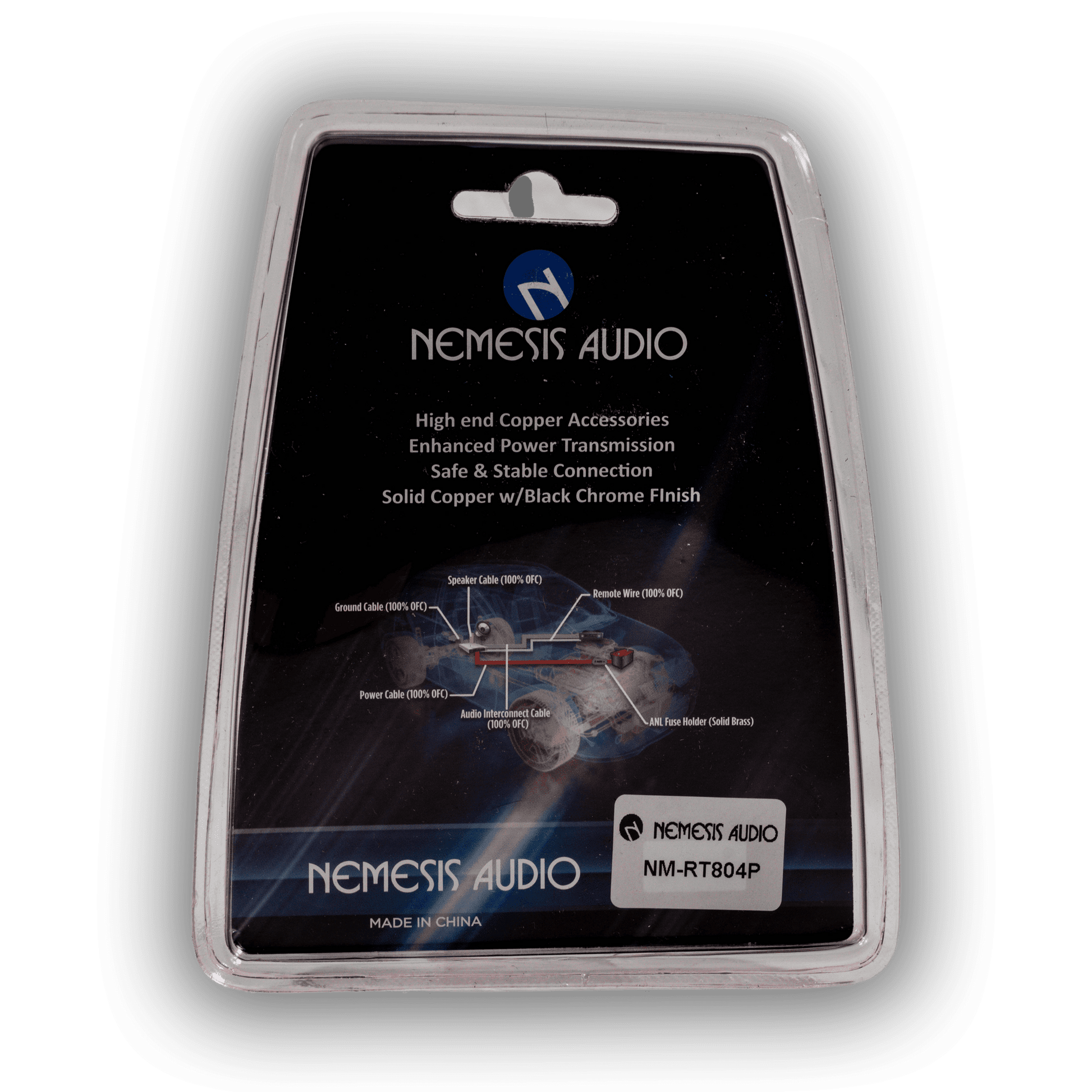 Nemesis Audio NM-RT804P 4 gauge ring terminals rear packaging specs