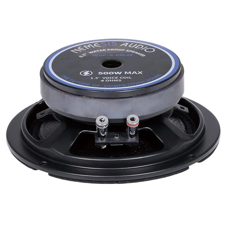 Nemesis Audio WPF-6.5SLM 6.5 marine pro audio speaker side detail