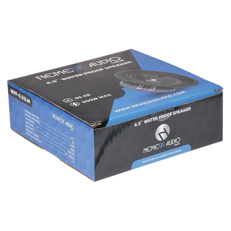 Nemesis Audio WPF-6.5SLM 6.5-inch pro audio speaker rear angle