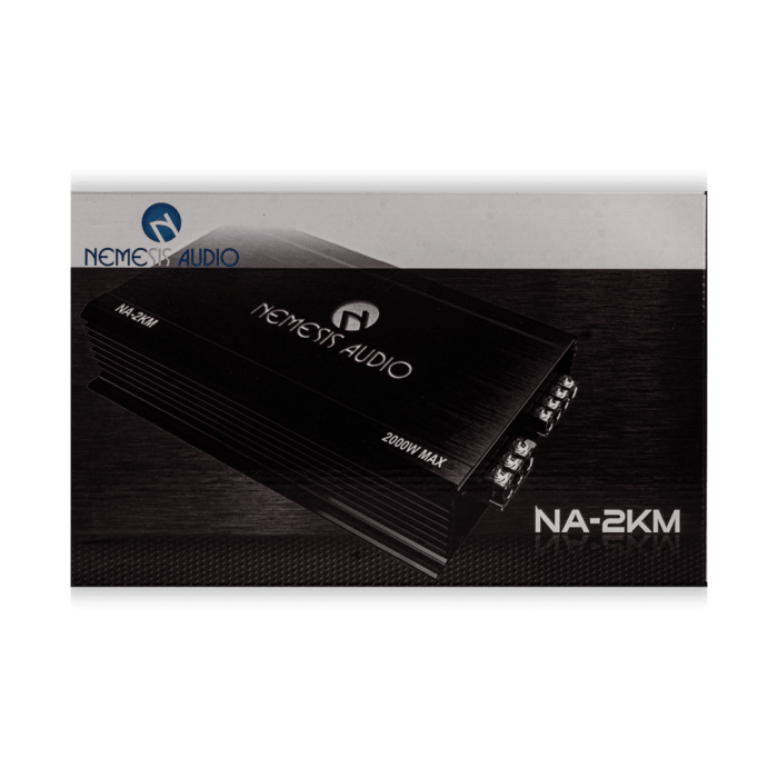 Nemesis Audio NA-2KM amplifier retail box front