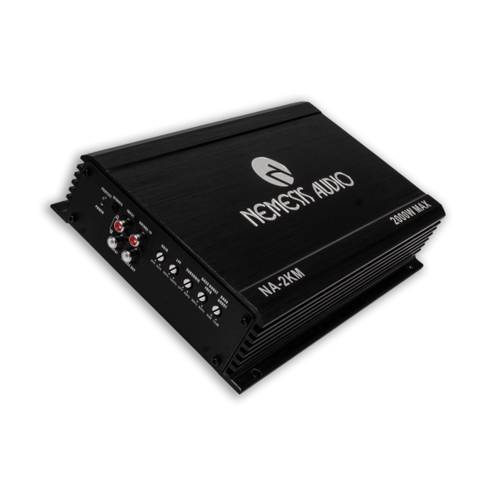 Nemesis Audio NA-2KM monoblock amplifier left view