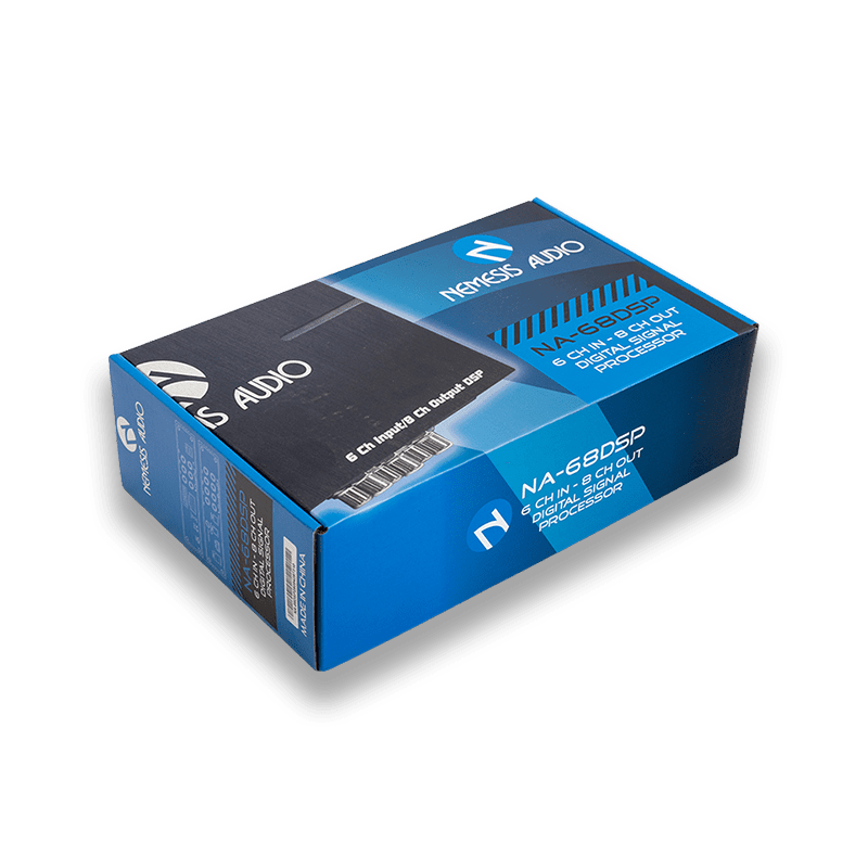 Nemesis Audio NA-68DSP digital signal processor angled view