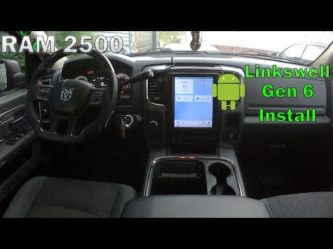 Linkswell Ram 2500 Gen 6 Android T-Style Head Unit install video