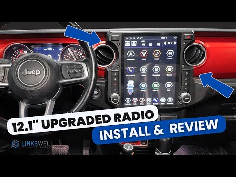 Jeep Wrangler JL Linkswell T-Style radio install video