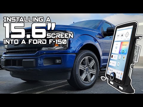 Linkswell T-Style XL 15.6 screen installation video for Ford F-Series