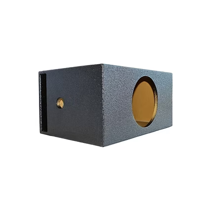 SS110PB single 10-inch ported subwoofer enclosure side and port view
