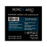 Nemesis Truck Bass Package – 2X8” 500W RMS Bass Nemesis Audio System – Chevrolet Silverado/GMC Sierra/Dodge RAM/Ford F150 F250 F350/Tundra Tacoma - Image 6