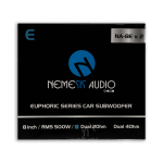 Nemesis NA-8E V.2 | 8″ High Performance 500W RMS Dual Voice Coil Euphoric Series Car Subwoofer - Image 4