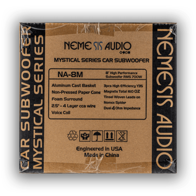 Nemesis Audio NA-8M 8" 700W RMS Subwoofer DVC - Image 8