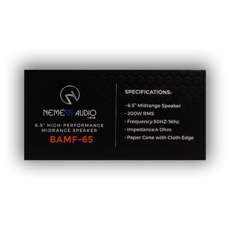 NA-BAMF65 | 6.5″ High-Performance Midrange Speaker 200W RMS Pro-Audio Series - Image 7