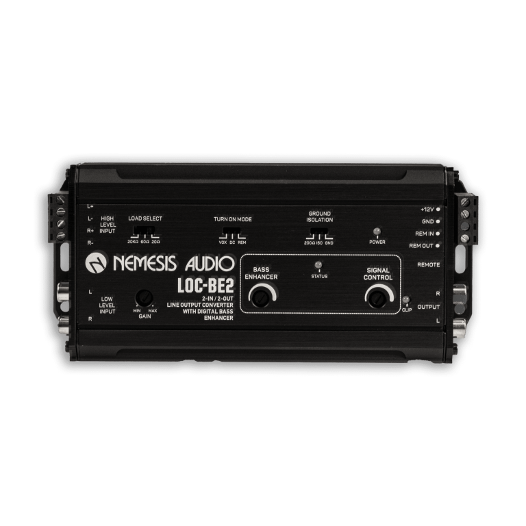 LOC-BE2 | 2-In / 2-Out Line-Output Converter with Digital Bass Enhancement Processor - Image 2