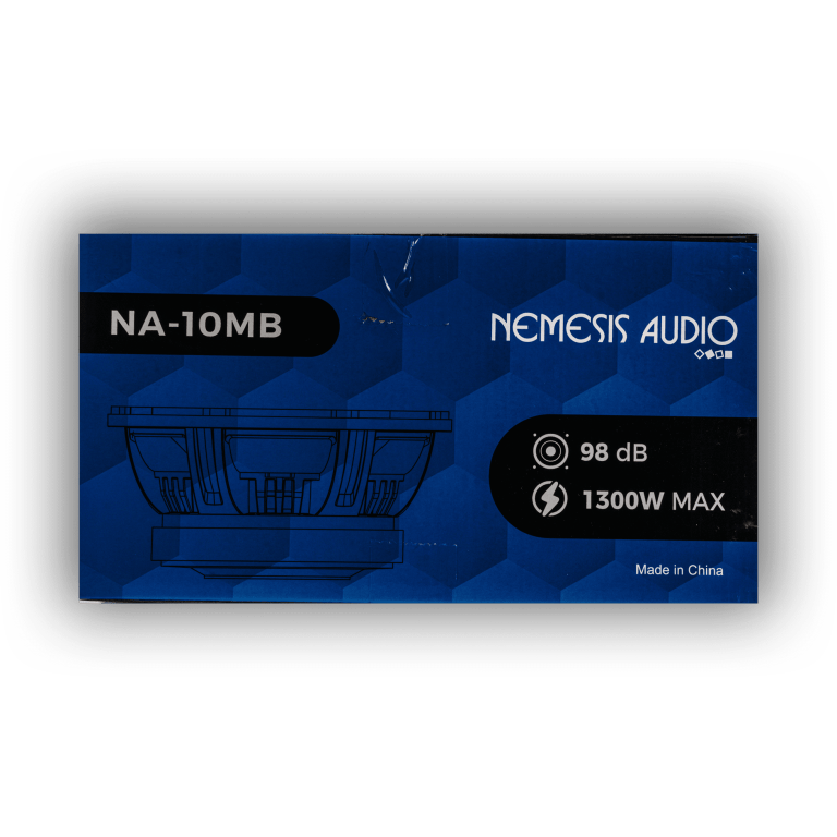NA-10MB | 10″ Midbass Speaker 8-Ohm 1300W Max 650W RMS 3.5″ Voice Coil 4-Ohm - Image 8