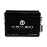 NA-1500X4D | 1500W Max @ 4-Ohm Class-D 4-Channel Car Amplifier - Image 2