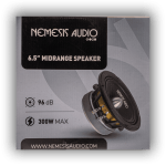 NA-6.5MRB | 6.5″ Midrange Speaker 300W Max 150W RMS 1.5″ Voice Coil 4-Ohm - Image 5
