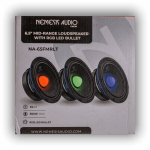 NA-65FMRLT | 6.5″ Mid-Range Loudspeaker with RGB LED Bullet 500W Max 250W RMS 1.5″ Voice Coil 4-Ohm - Image 5