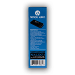 NA-LOC4 unit beside its wired remote bass-level control and power cable harness layout