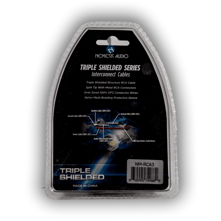 NM-RCA3 | 3′ Triple Shielded Structure RCA Cable - Image 2