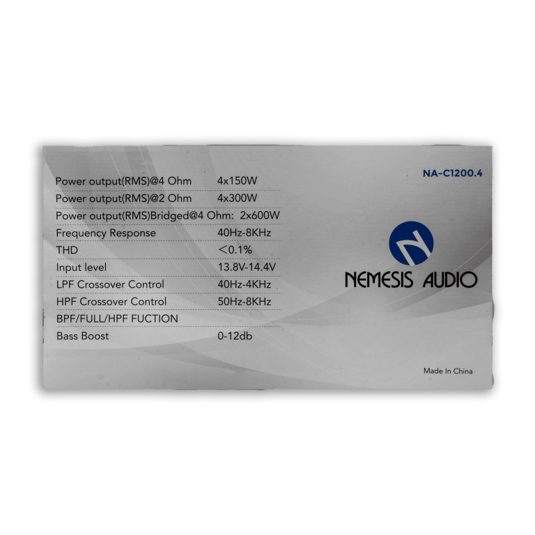 NA-C1200.4 | 1200W RMS 4-Channel Amp - Image 6