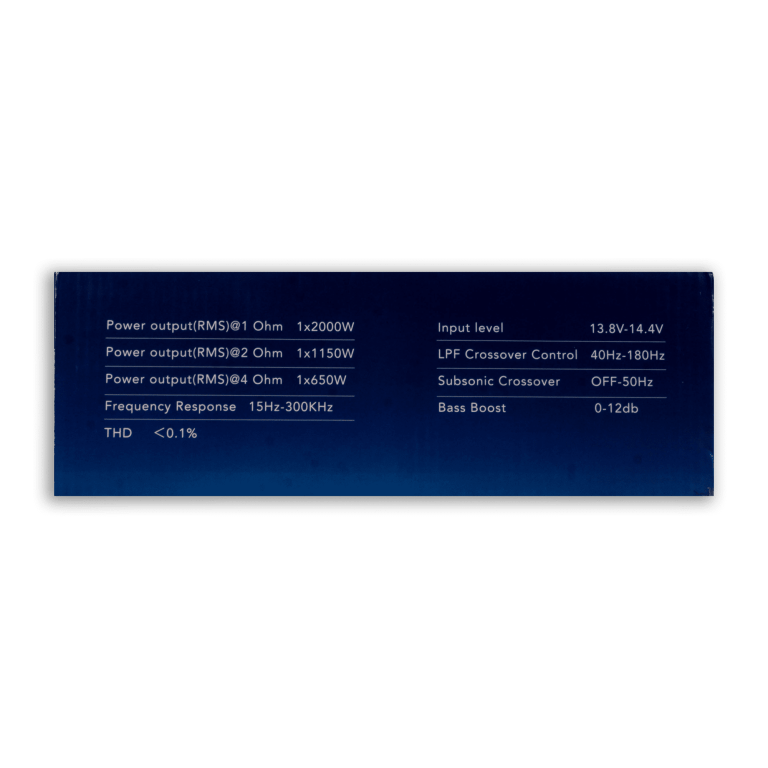 NA-C2000.1D | 2000W RMS Monoblock Class-D Amplifier - Image 7