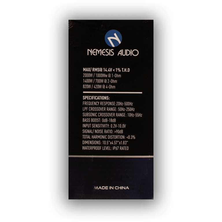 NA-MR2KD | 2000W MAX/1000W RMS Marine/Powersports Class D Monoblock Amplifier - Image 7