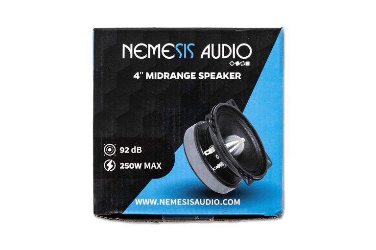 4″ midrange speaker 125W RMS Nemesis