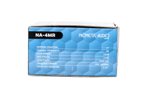 4″ midrange speaker 125W RMS Nemesis