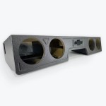 Sub Woofer Box Chevy Silverado 99-06 Ext Cab 4x8 Woofers Front Fire Ported