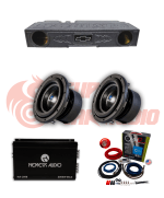 Nemesis Truck Bass Package – 2X8” 400W RMS Bass Nemesis Audio System – Chevrolet Silverado/GMC Sierra/Dodge RAM/Ford F150 F250 F350/Tundra Tacoma