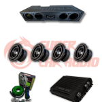 Truck Bass Package – Quad 8” Nemesis Audio System (Fits Most Trucks) 5000W