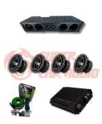 Truck Bass Package – Quad 8” Nemesis Audio System (Fits Most Trucks)