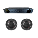 Dual 8" DB Drive WDX G2 Truck Bass Package – Box with 2 Subwoofers
